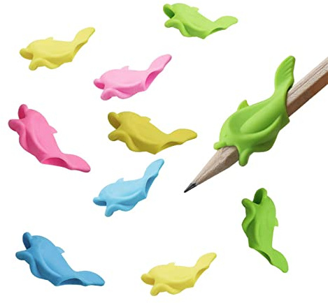 Bssowe 24 Pezzi Impugnatura Penna, Impugnatura Matita Bambini, Impugnature Matita In Silicone, Scrittura Strumento Correzione Della Postura, Per Bambini Studenti Adulti Anziani e Destri e Mancini