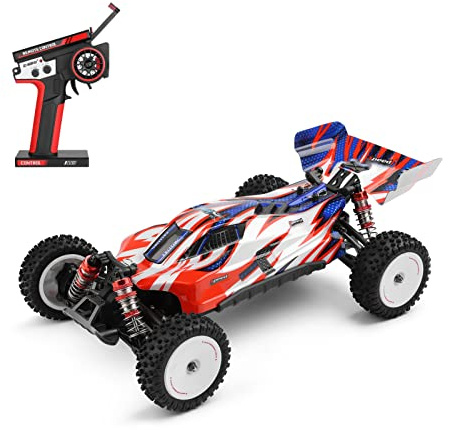 Goolsky WLtoys 124008 Remote Control Car 1/12 2.4GHz 60KM/H High Speed Off Road Car Brushless 4WD Vehicle 11.1V 2000mAh Gifts for Teen Adults