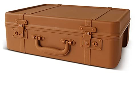 Werkzeugkiste Tragbarer Werkzeugkasten-Organizer Retro-große Aufbewahrungsbox Haushaltskoffer Aktenkoffer Kunststoff-Werkzeugkasten mit großem Fassungsvermögen for die Aufbewahrung von Bastelarbeiten