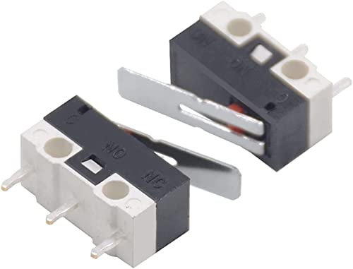 elektronischer Schalter Mikroschalter 100 Stück KW-1 1A Mikro-Endschalter mit kleinem Hebel