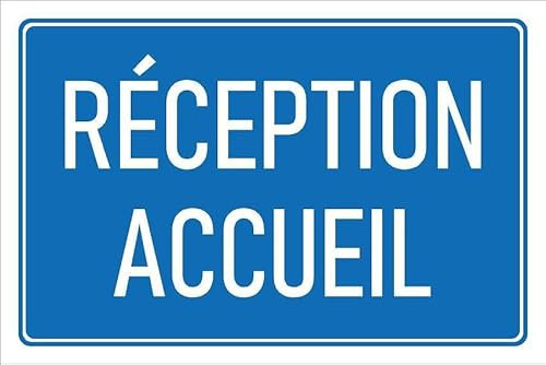 Reception, informational sign FR073 - Self adhesive sticker (200mm x 150mm)