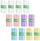 12 Rollen Thermopapier Selbstklebend, 5 Farbige Mini Drucker Aufklebe, 57 X 25mm Thermodrucker Papier für Kinder Sofortbildkameras und Mobiler Fotodrucker, Thermorollen für Fotos, Notizen