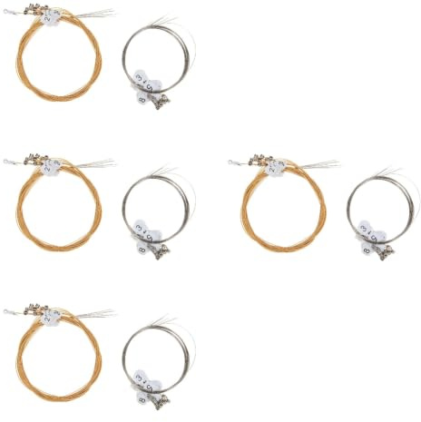 VICASKY 4sätze Metal Lyre Strings Für Saiten Hochwertige Ersatzzubehörteile Für Lyra Harfe Schnelle Stimmung Gleichmäßiger Und Einfache Montage Für Musiker Und Liebhaber