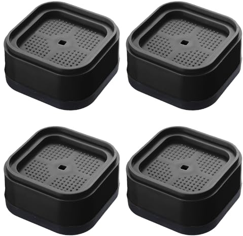 PMTFUMY Lot de 4 rehausseurs de meubles, 2,5 cm pour pieds robustes sur tables, commodes, bureaux et canapés, hauteur et stabilité améliorées