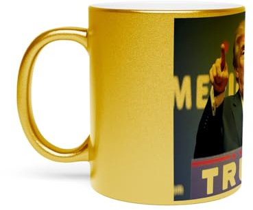 Fabulous Gyllene keramisk krom mugg - Donald Trump - 325 ml