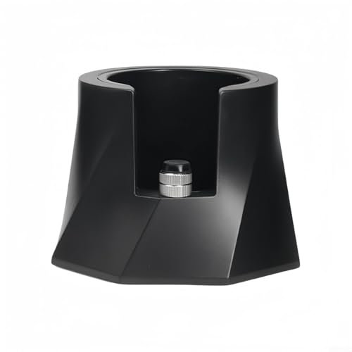 ReachMall Espresso-Tamper, 51-58 mm, verstellbare Kaffee-Tamperstation, spiralförmige schwarze Kaffeepresse, 1 Stück, Schwarz