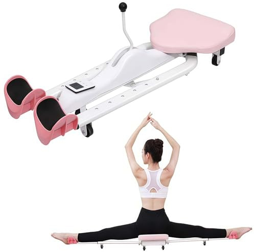 GAOCUNBING Leg Split Training Machine with Timer, Leg Stretcher Split Machine, Versatile Leg Extension Duty Flexibility Extension Equipment, Stretching Equipment for Ballet, Yoga