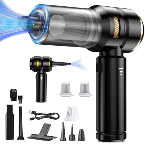 ZMURED Handheld Vacuum Cleaner,22000 Pa Powerful Handheld Vacuum Cordless, Mini USB Rechargeable Car Vacuum Cleaner for Home Car