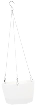 POPETPOP Pot De Fleurs Chlorophytum À Suspendre avec Arrosage Automatique pour Orchidées Idéal pour Un Salon Un Bureau Ou Un Jardin