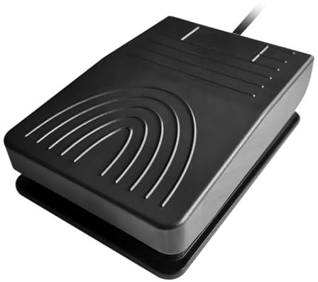 BIGULA Pedale USB Silenzioso Per Computer Comandi Pre-Programma Tastiera Adattatore Per Ufficio E Gaming