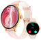 Smart Watch for Womem Answer/Make Call,1.27 HD Dynamic Dial Fitness Watch with Heart Rate/Sleep/SpO2, Leahter Ladies Smartwatch for iPhone/Samsung/Android,IP68 Waterproof，110+ Sport Mode-Pink Rose