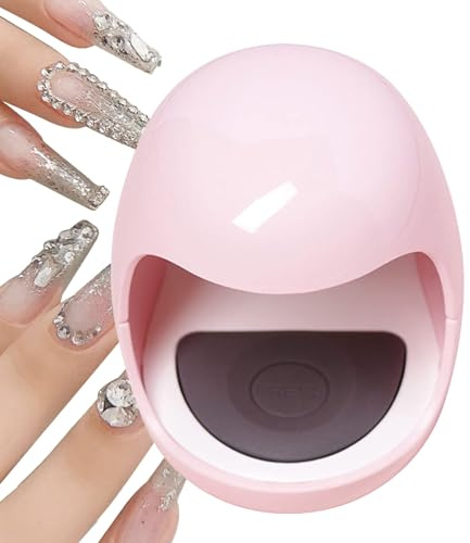 Mini LED nagellampa, UV LED nagelgel nagellampa | USB-laddning nagelmanikyrverktyg, UV-nagellampa för flickor och kvinnor gel
