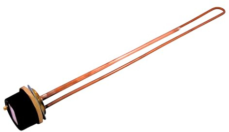 LavaTherm – Shel (Backer) 27″ Immersion Water Heater with Pre-Installed Thermostat – 3kW Copper Element – Direct Replacement for Backer Immersions – 2¼″ BSP Thread – UK Made