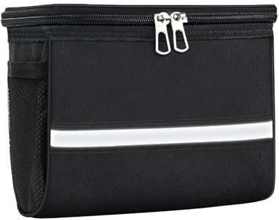 OAJABBGE Reflektierende Kinder Lenkertasche Aus Nylon Mit Mehreren Taschendesigns Einfache Für Dreiräder Kinderfahrrad Lenkerkorb