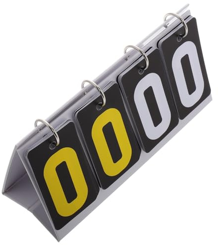 Veemoon Tableau de Score à Affichage Numérique Compact pour Tennis de Table et Billard, Compteur Portable en Papier Solide, Conçu pour Matchs Scolaires et Loisirs Sportifs