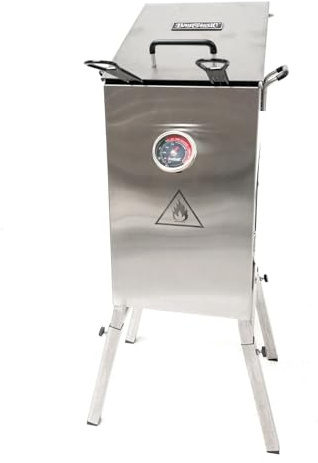 Bayou Classic Outdoor Propane Deep Fryer - 2 Baskets, Drain Valve - 4 Gal - Steel