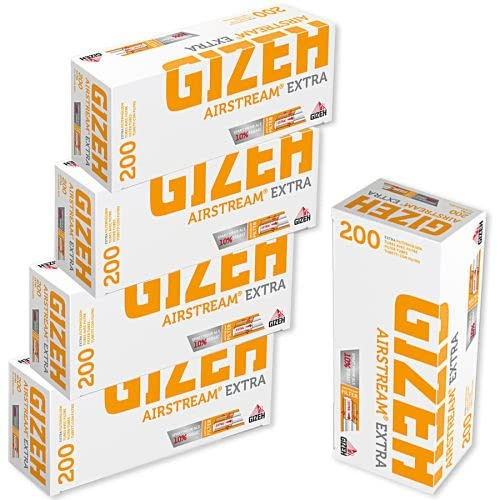 Gizeh - Filterhülsen Airstream Extra -5 x 200 Stück
