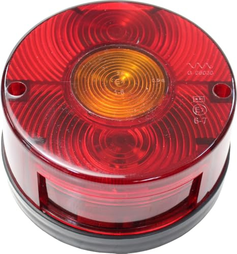 meinAnhängerersatzteil DDR Rückleuchte Rücklicht rund ohne KZL z.B. für DDR Anhänger & IFA Fahrzeuge