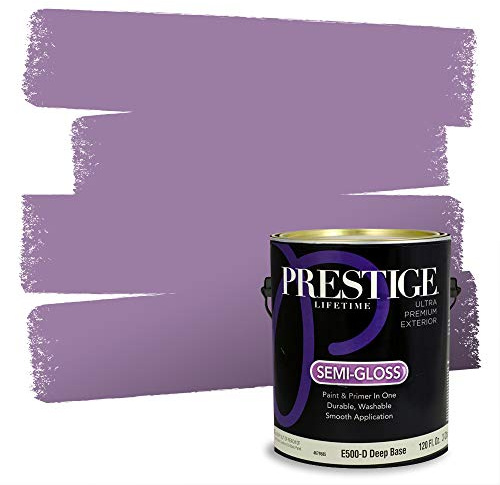 PRESTIGE Exterior Paint and Primer in One, Grecian Rose, Semi-Gloss, 1 Gallon