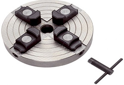 Fervi 0751/P Mandrin tour à bois, 150 mm, 4 mâchoires de serrage réversibles et indépendantes