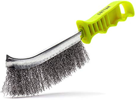 COTTAM Multi Purpose Narrow Cleaning Steel Wire Hand Brush - For Rust Removal & Cleaning