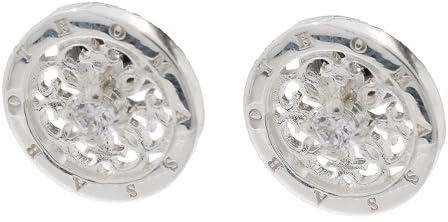 Thomas Sabo Damen Ohrstecker Rund 925er Sterlingsilber mit Zirkonia, Durchmesser: ca. 0,57cm, SCH150019
