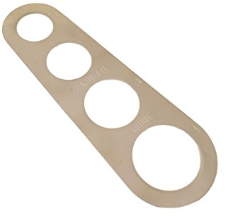 Janrax - Medidor de espaguetis de acero inoxidable para 4 personas