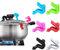 Spill-proof Lid Lifter for Soup Pot, Kitchen Tools Stand Heat Resistant Holder Keep The Lid Open, Great Cooking Helpers and Decoration 4 Pack