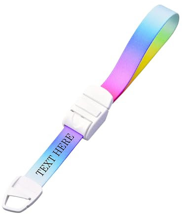 Garrot SUR-MESURE avec Impression Personnalisée ROLSELEY – Retrait Simple et Facile – Garrot Médical pour Infirmière – Design ARC-EN-CIEL et NOM Imprimé sur la Bande