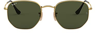 Ray-Ban Unisex Zeshoekig Lesebrille, Gold, 51 EU