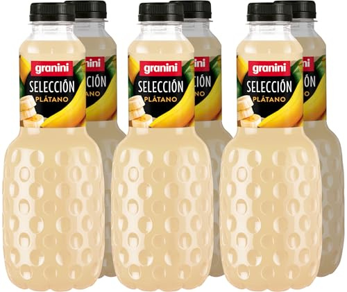 Granini - Néctar de plátano a partir de zumo de plátano con edulcorante Pack 6 x 1L Selección
