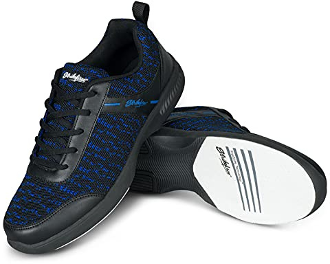 KR Strikeforce Flyer Mesh Lite Mens Athletic Bowling Shoe (Black/Royal, US Footwear Size System, Adult, Men, Numeric, Wide, 9)