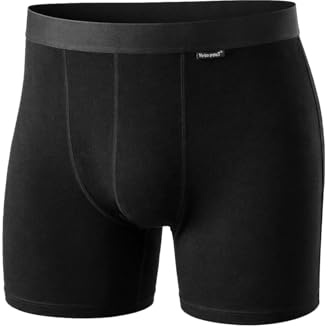 Merino Protect Ropa Interior Lana Merino Hombres Suave Resistente Al Olor Boxer Absorción Humedad Calzoncillos para Caminatas Vuelos Largos