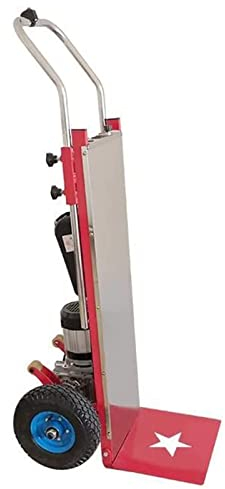 YESYUE Sackkarre Treppensteiger Elektrisch, 850W Bürstenlosem Motor Und Herausnehmbarem 48V / 16AH Akku, 200 kg Tragkraft Sackrodel, Mit S-förmiger Stützarm