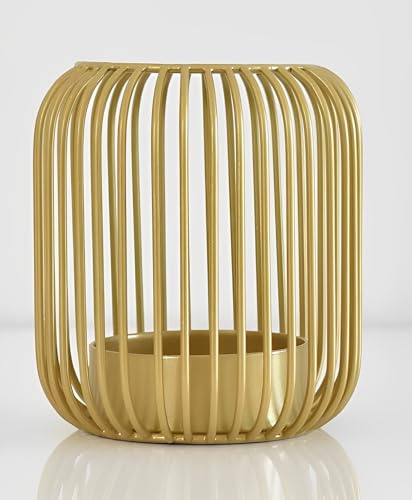 Kerzenhalter Gold - Teelichthalter Gold Deko - Aesthetic Room Decor - Kerzenständer - Dekoration Wohnzimmer Modern - Galeara design