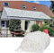 DLLY Tarnnetz Weiß, Sonnensegel, Militärisches Camouflage Netz, Pergola-schattennetz, 2/3/4/5/6/8/10m Sonnenschutznetz, Verstärkte Tarnnetze Für Draußen,10x10m(32.8 * 32.8ft)
