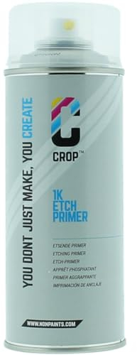 CROP Ätzgrundierung Spraydose - Aluminiumgrundierung & Korrosionsschutz 400 ml – Schnell trocknend – Überlackierbar mit Autolack & 2K-Lack – Für Auto Metall Zink Stahl