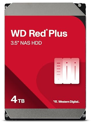 WD Red Plus Disque dur NAS 4 To