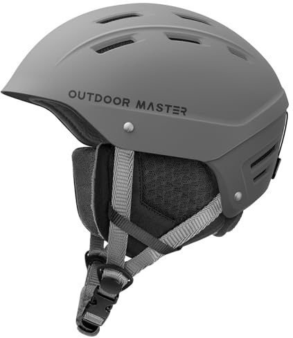 OutdoorMaster Kelvin II Ski Helmet - Snow Sport Helmet Snowboard Helmet for Men Women & Youth