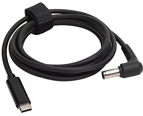 Type C PD Converter Male to Male 6.0x3.7mm Portable Fast Charging Cable 65W 1.5m/5.0ft for Notebook Computer Computer Accessories & Peripherals