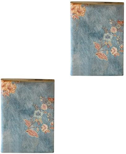 NUOBESTY 2St verstellbarer Buchumschlag Buchtaschen exquisite Buchhülle Buchhüllen gehäuse dekorativer Buchschutz Lehrbuchumschlag Bücher Buchen Koran Stoffbuch schmücken
