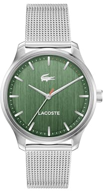 Lacoste DREI-Zeiger-Quarzuhr für Herren Lisbon Collection mit Edelstahlarmband oder Lederarmband