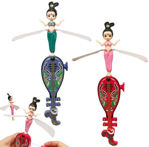 Juguetes Voladores para 4 a 8 Años, Juguete Platillo Volador | Platillo Volador Juguete de hadas Platillo Volador 2 piezas-Juguete Volador Volador Juguete Volante