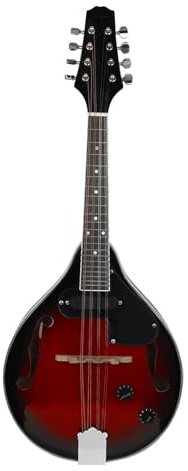 Mandolin For Beginners National Musical Instrument Electric Mandolin Eight-string Mandolin EQ Electric Mandolin Piano Mandolin Set(Mandolin)