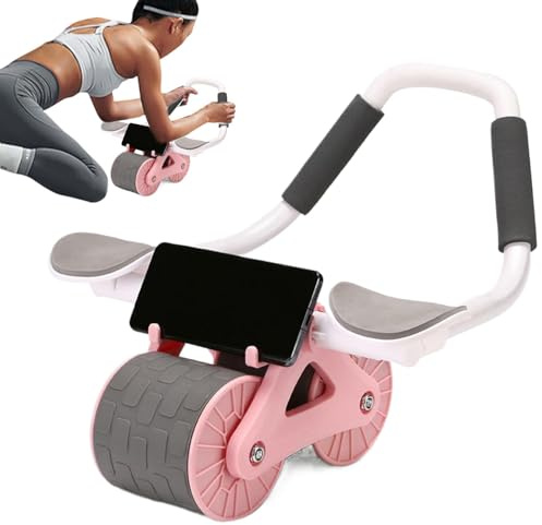 Automatische Rebound-Bauchrolle, Automatisches Rebound Aabdominal Wheel, Wheels Roller Domestic Bauchtrainer, Bauchroller Für Bauchmuskeltraining Für Fitness, Training