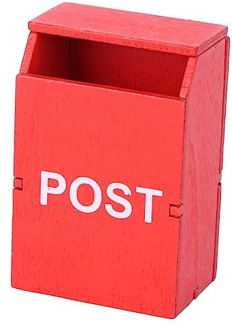 Uonlytech 1pezzi Mobili Per Mini Case Postale Miniatura Postale in Miniatura Giocattolo in Realistico e Decorativo
