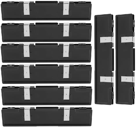 Jrifedptry 8 Stück Aluminium PC Speicher Kühlkörper Shim Spreader Kühler Kühlung für DDR RAM Speicher Desktop Speicher Kühler DDR2 DDR3 DDR4 Einfach zu Verwenden