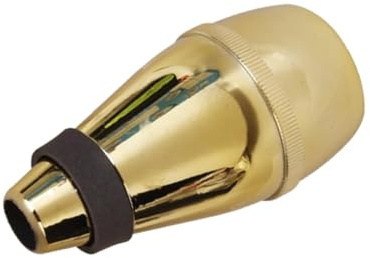 F Fityle Straight Mute Sound Schwächung Leichtgewicht zu installierender Zubehörersatz für Anfänger Performance-Übungszwecke, Gold
