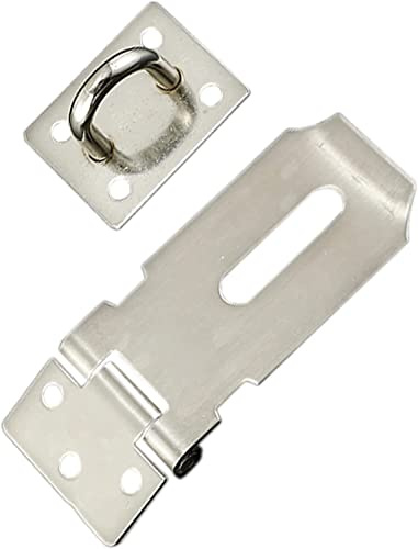 Serratura per porta scorrevole, serratura a chiavistello Serrature for porte con chiusura a gancio, chiusura in acciaio inossidabile, for porte, finestre, armadi, serratura a gancio extra spessa