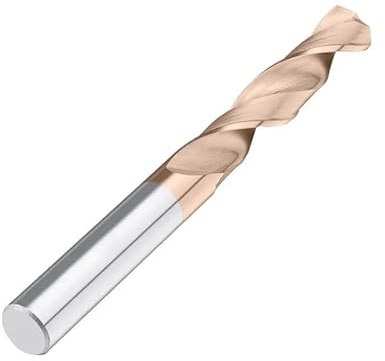 Foret en carbure de tungstène HRC45/55°, longueur totale 100 mm, 2,1-5,6 mm, 1 pièce, for tour CNC, perçage de métaux durs, acier au tungstène(HRC55,5.4mm)
